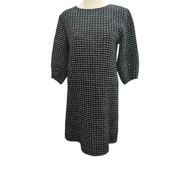 Dagg and Stacey Womens Olsen Dress Jacquard Knit Dark Green Size Small - Picture 5 of 8